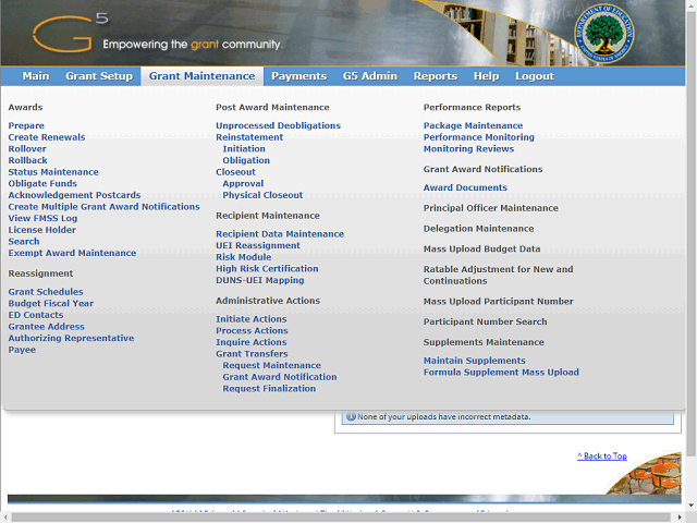 Screen image of this step