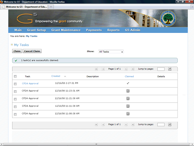 Screen image of this step