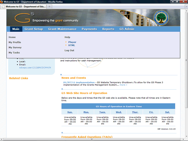 Screen image of this step