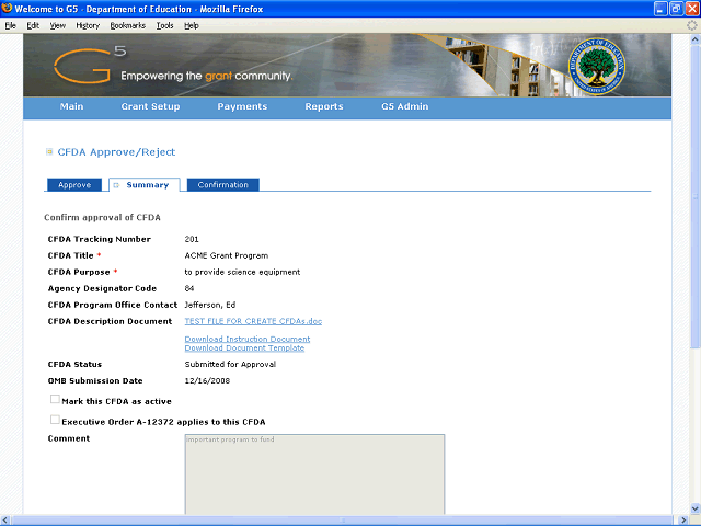 Screen image of this step