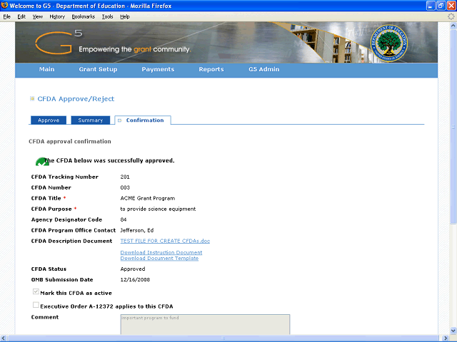 Screen image of this step