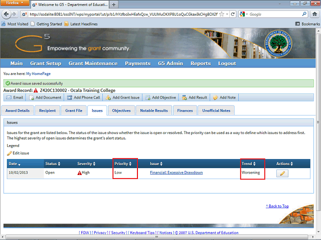 Screen image of this step