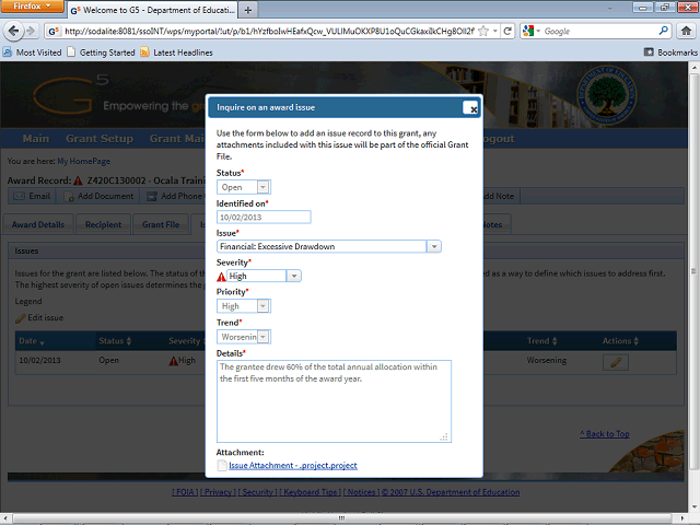 Screen image of this step