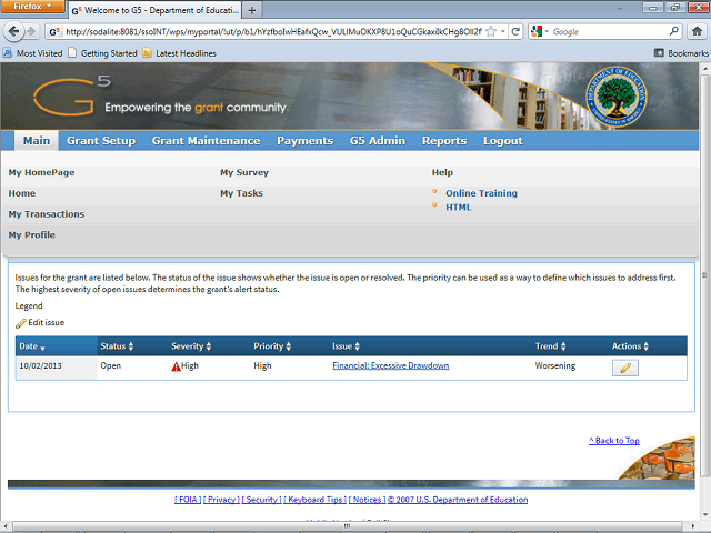 Screen image of this step