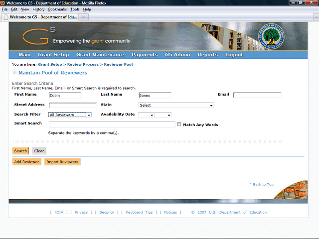 Screen image of this step