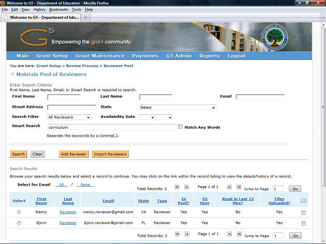 Screen image of this step