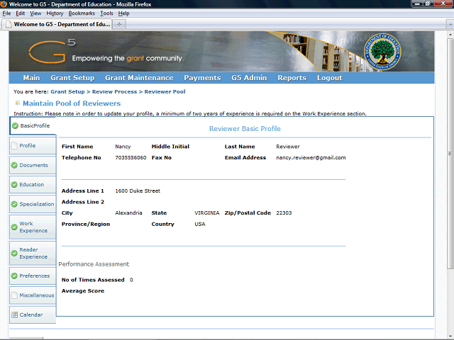 Screen image of this step
