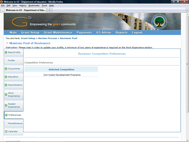 Screen image of this step