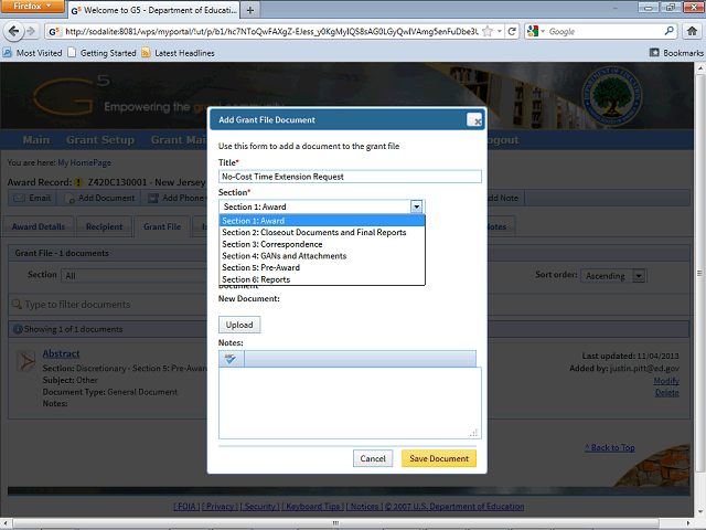 Screen image of this step