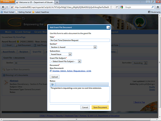 Screen image of this step