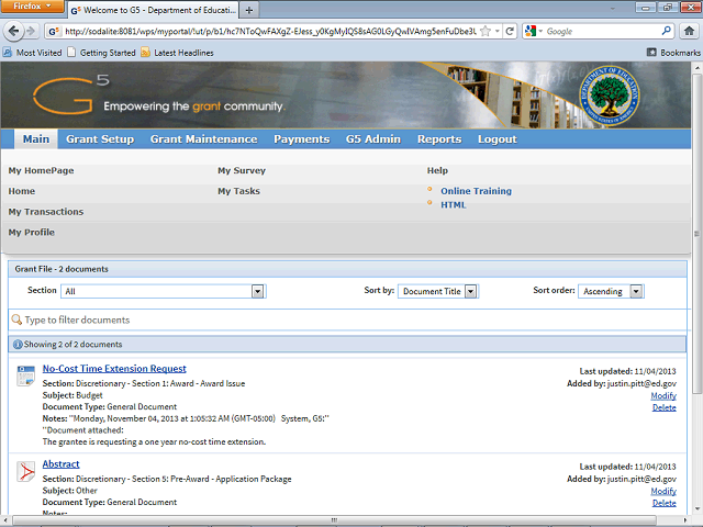 Screen image of this step