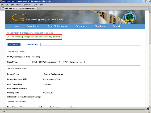 Screen image of this step