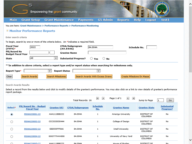Screen image of this step