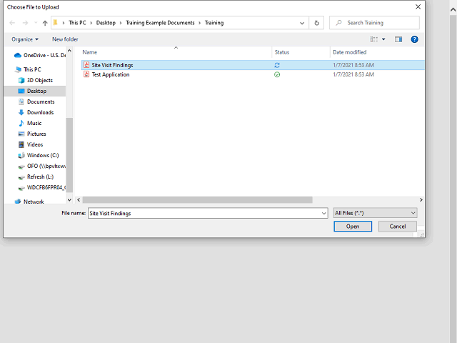 Screen image of this step