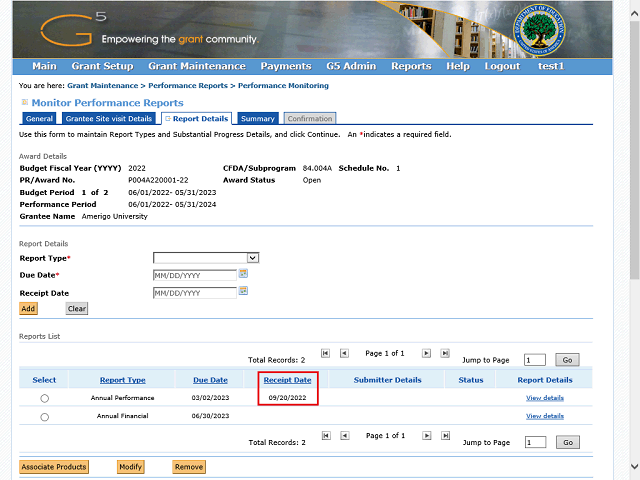 Screen image of this step