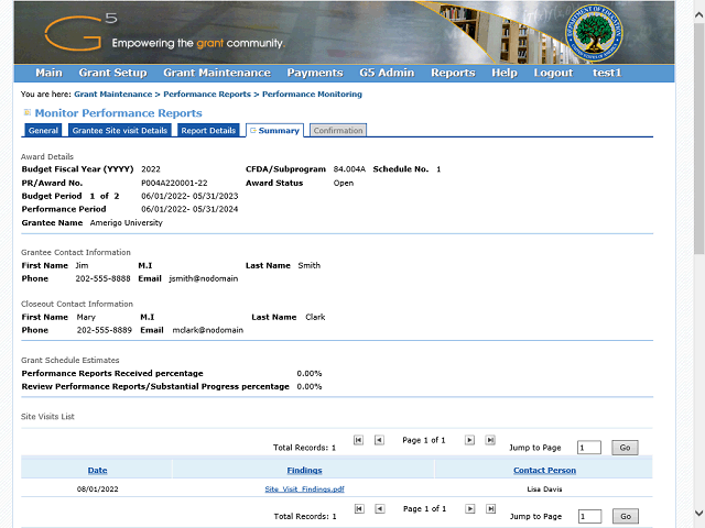 Screen image of this step