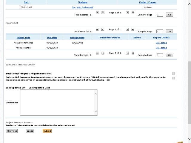 Screen image of this step