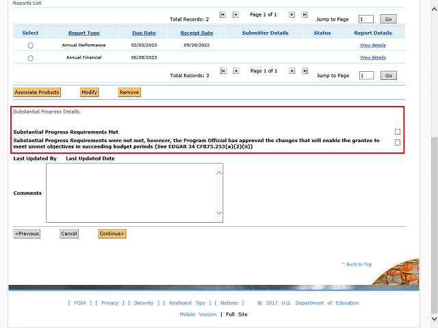Screen image of this step