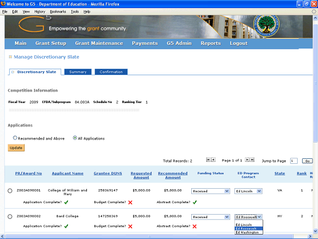 Screen image of this step