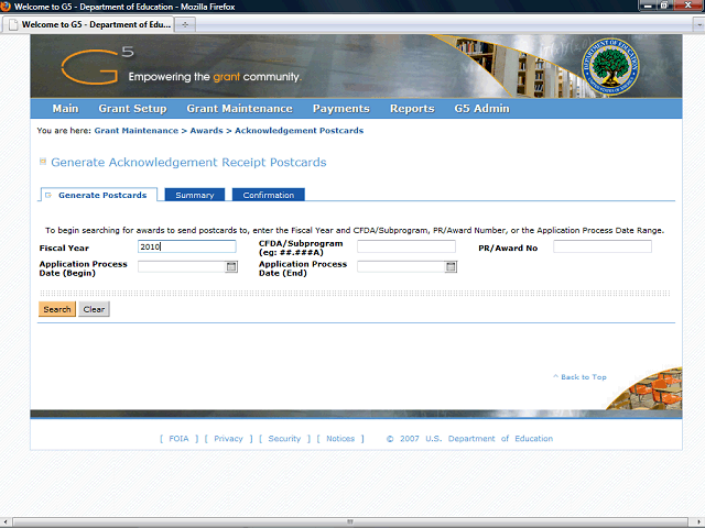 Screen image of this step