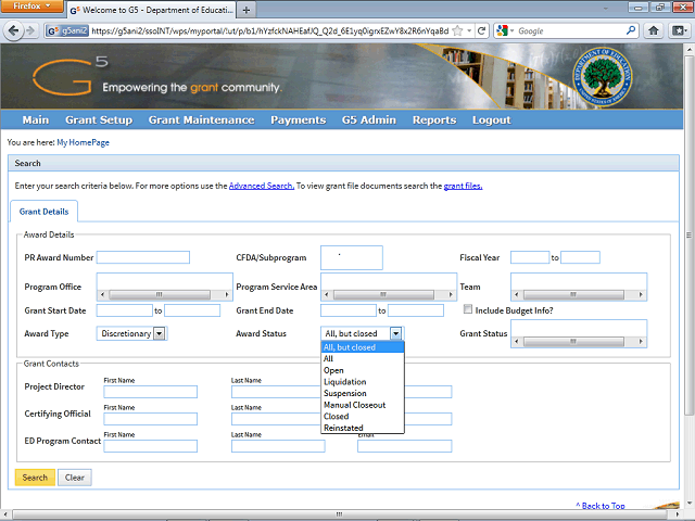 Screen image of this step