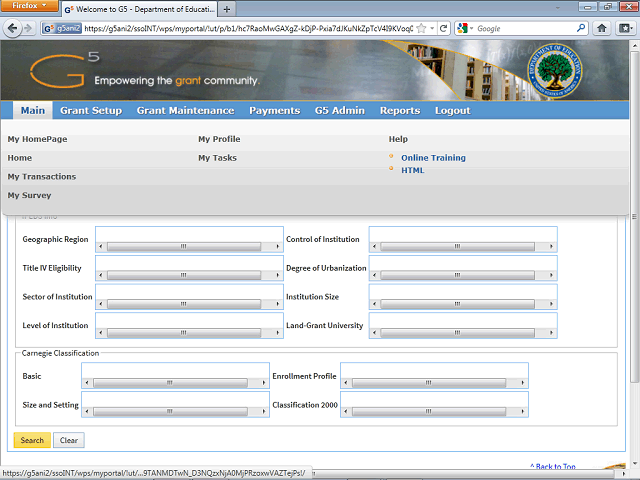 Screen image of this step