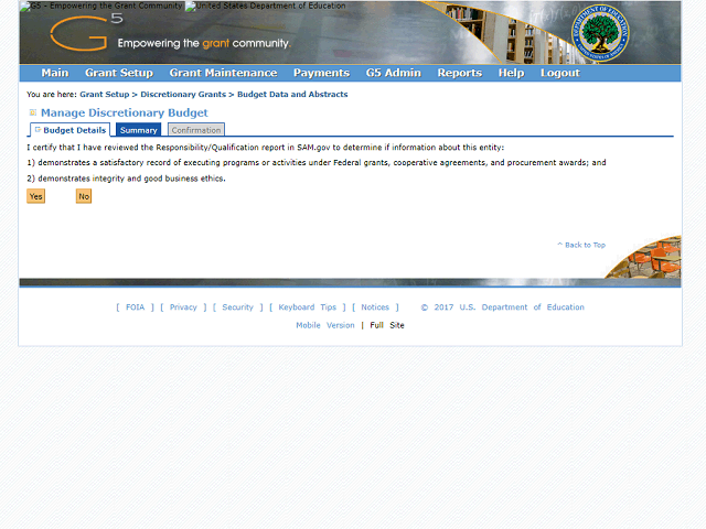 Screen image of this step