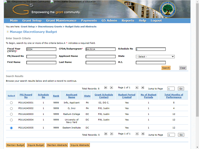 Screen image of this step
