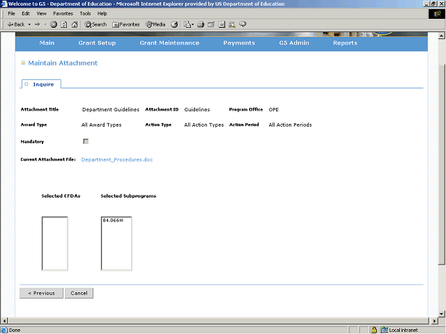 Screen image of this step