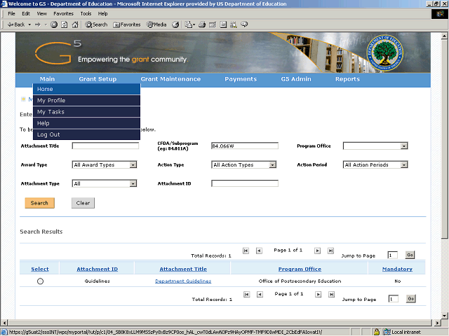 Screen image of this step