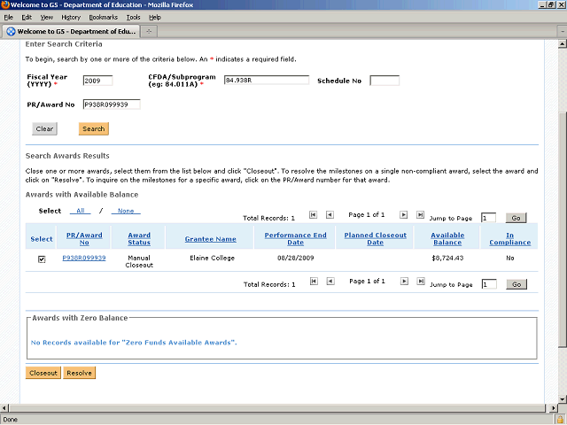 Screen image of this step