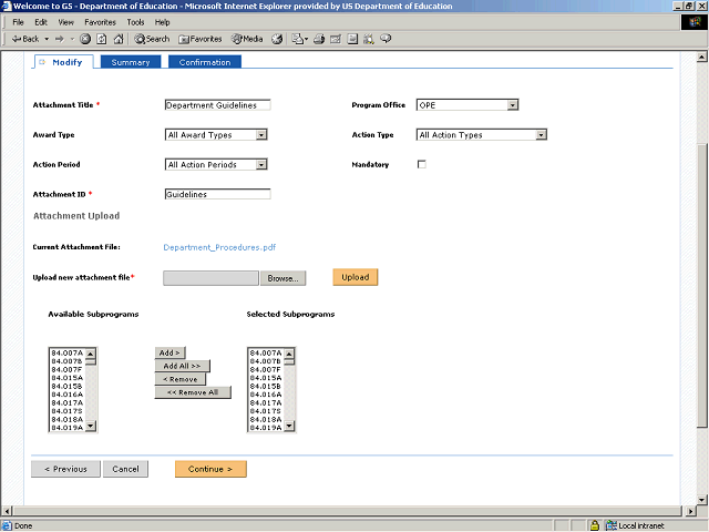 Screen image of this step