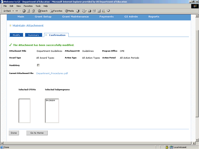 Screen image of this step