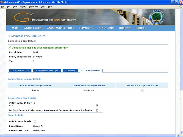 Screen image of this step