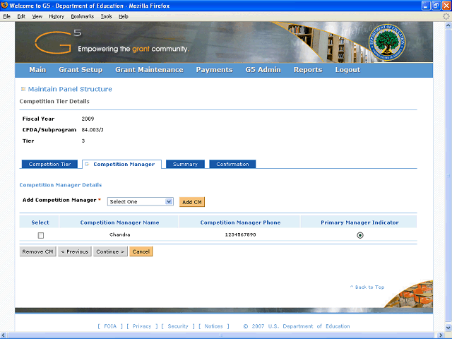 Screen image of this step