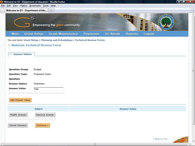 Screen image of this step