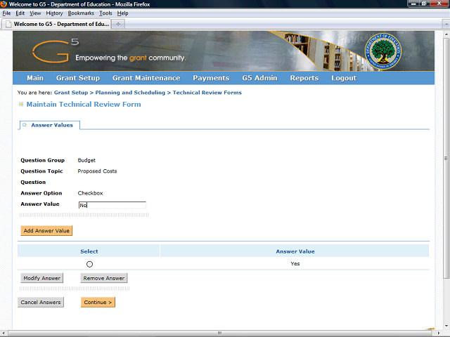 Screen image of this step