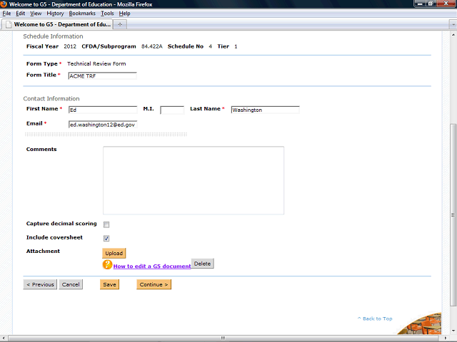 Screen image of this step