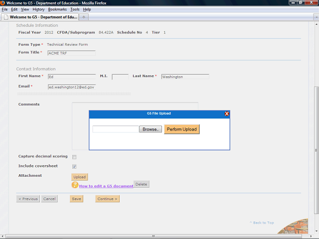 Screen image of this step