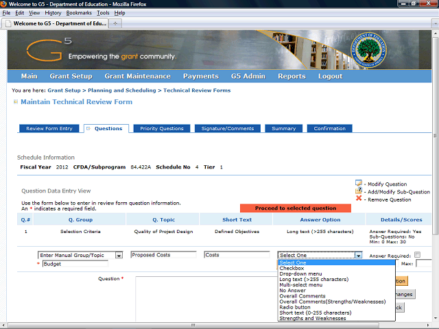 Screen image of this step