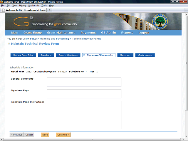 Screen image of this step