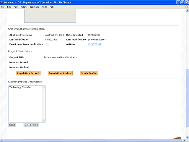 Screen image of this step