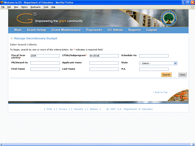 Screen image of this step