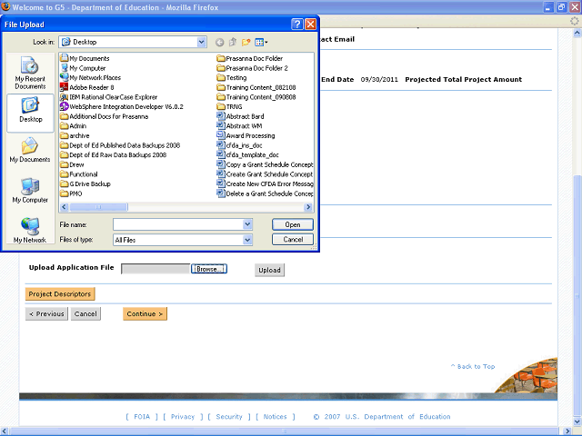 Screen image of this step